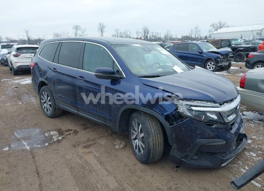 2022 Honda Pilot AWD EX-L (VIN 5FNYF6H53NB010082) main photo