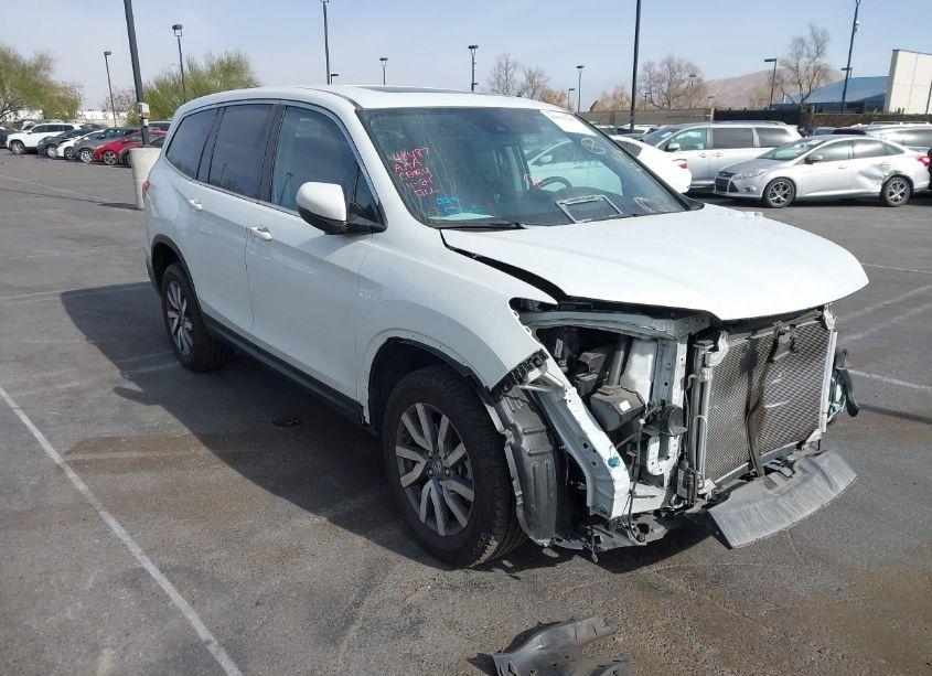 2021 Honda Pilot AWD EX-L (VIN 5FNYF6H54MB091253) main photo