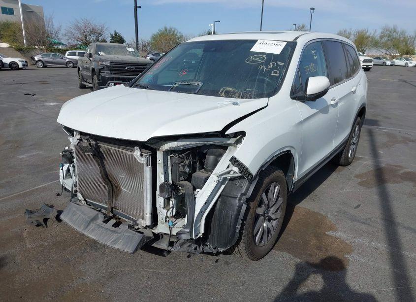Photo 2 of 2021 Honda Pilot AWD EX-L (VIN 5FNYF6H54MB091253)