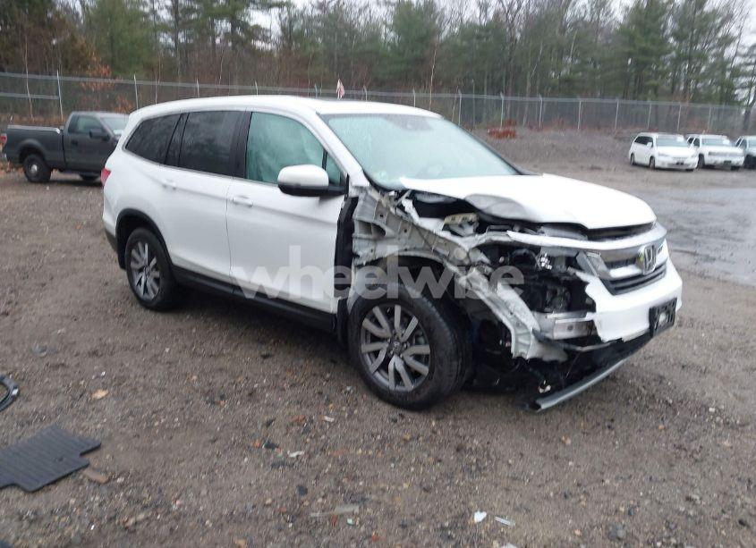 2022 Honda Pilot AWD EX-L (VIN 5FNYF6H54NB020832) main photo