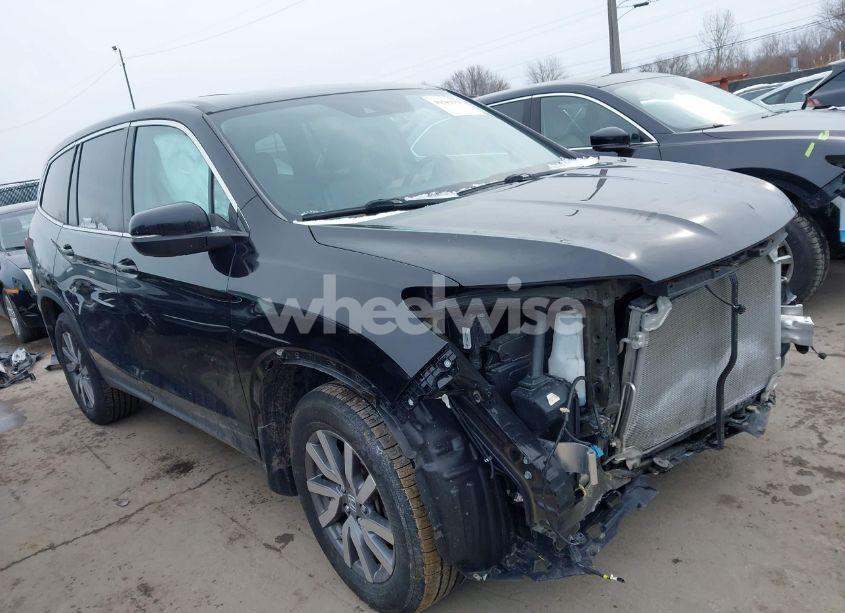 2021 Honda Pilot AWD EX-L (VIN 5FNYF6H56MB013198) main photo