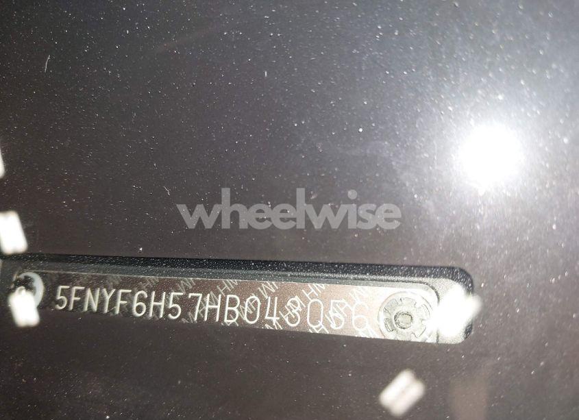 Photo 17 of 2017 Honda Pilot EX-L (VIN 5FNYF6H57HB043056)