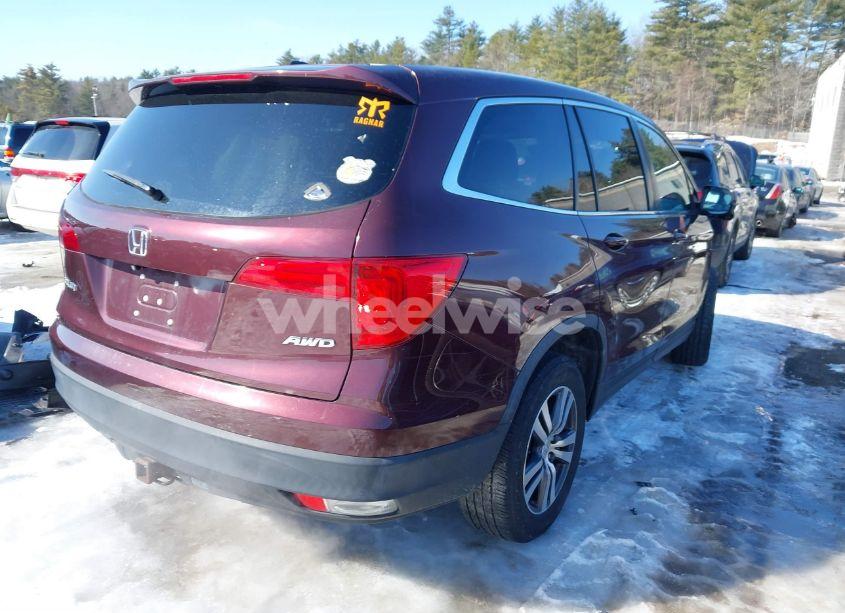 Photo 4 of 2017 Honda Pilot EX-L (VIN 5FNYF6H57HB061525)