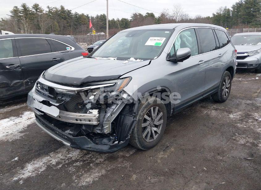 Photo 2 of 2021 Honda Pilot AWD EX-L (VIN 5FNYF6H57MB010259)