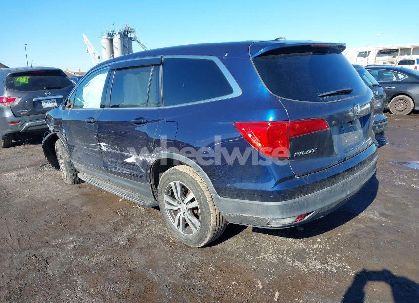 Photo 3 of 2017 Honda Pilot EX-L (VIN 5FNYF6H59HB023052)