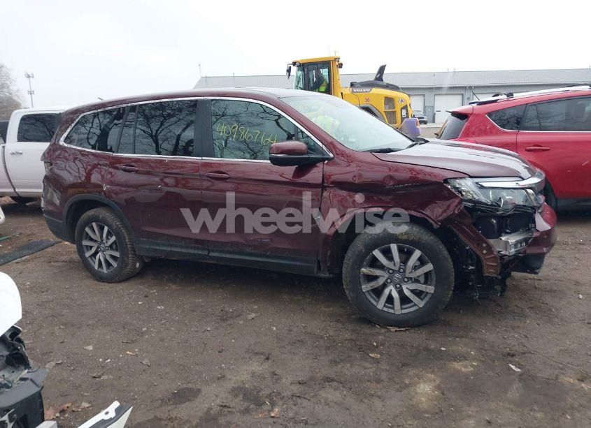 Photo 14 of 2021 Honda Pilot AWD EX-L (VIN 5FNYF6H59MB042338)