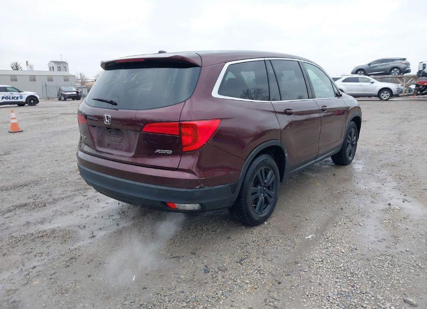 Photo 4 of 2017 Honda Pilot EX-L (VIN 5FNYF6H70HB000616)