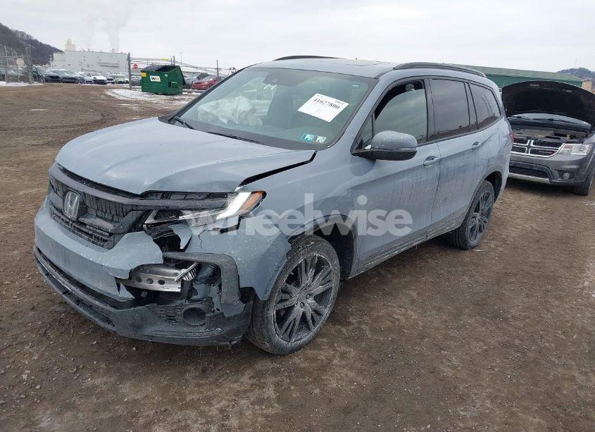 Photo 2 of 2022 Honda Pilot AWD BLACK EDITION (VIN 5FNYF6H7XNB038009)