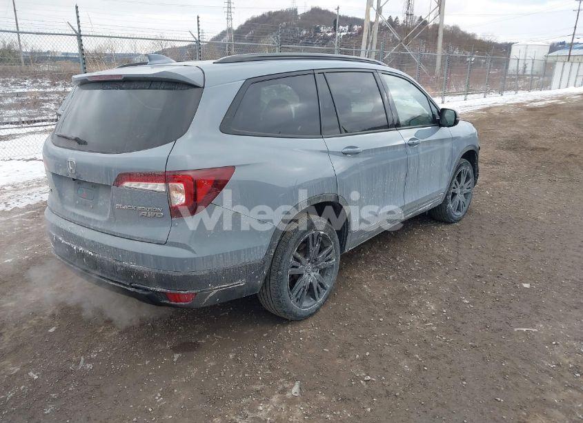 Photo 4 of 2022 Honda Pilot AWD BLACK EDITION (VIN 5FNYF6H7XNB038009)