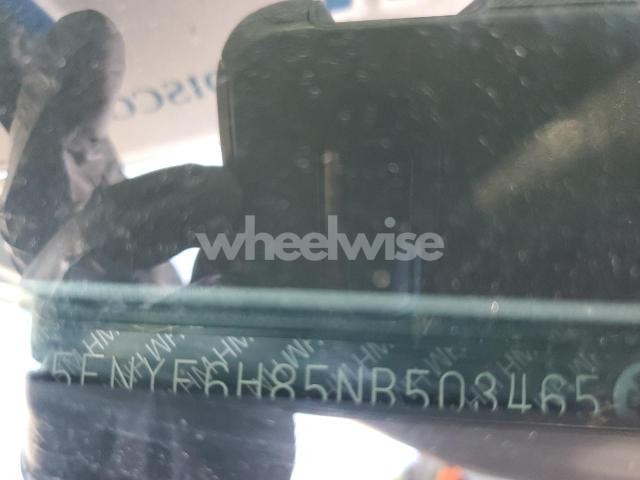 Photo 3 of 2022 HONDA PILOT TRAILSPORT (VIN 5FNYF6H85NB503465)