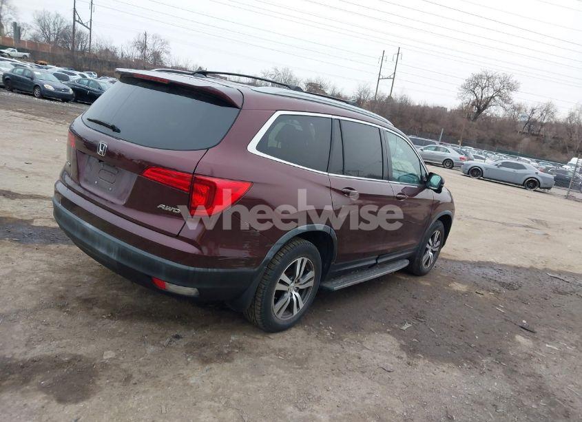 Photo 4 of 2016 Honda Pilot EX-L (VIN 5FNYF6H88GB009653)