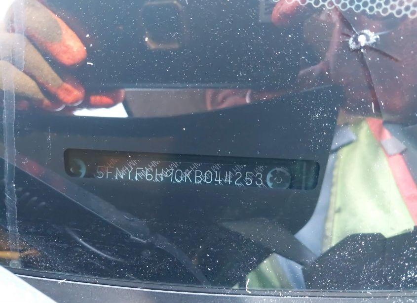 Photo 9 of 2019 Honda Pilot TOURING (VIN 5FNYF6H90KB044253)