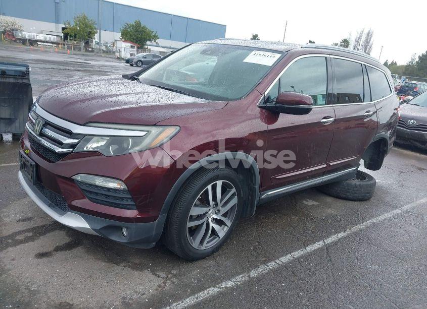 Photo 2 of 2016 Honda Pilot TOURING (VIN 5FNYF6H92GB083952)