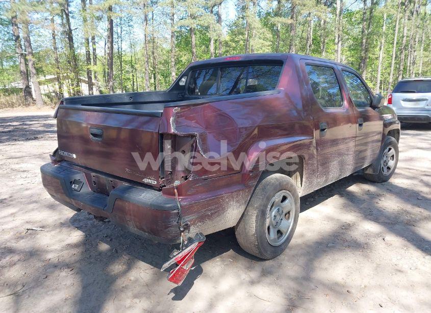 Photo 4 of 2009 Honda Ridgeline RT (VIN 5FPYK162X9B102195)