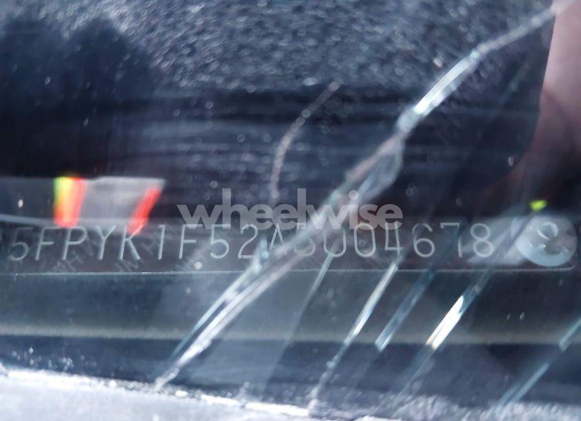 Photo 9 of 2010 Honda Ridgeline RTL (VIN 5FPYK1F52AB004678)