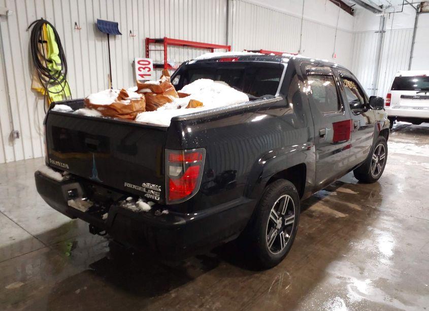 Photo 4 of 2014 Honda Ridgeline SPORT (VIN 5FPYK1F72EB011489)
