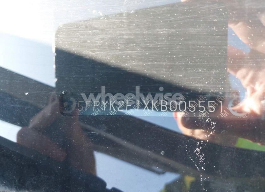 Photo 9 of 2019 Honda Ridgeline SPORT (VIN 5FPYK2F1XKB005551)