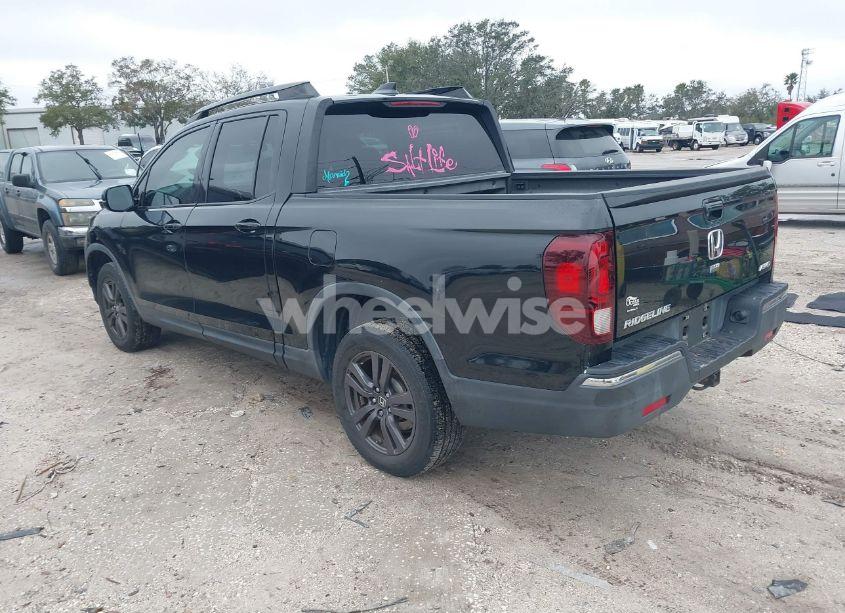 Photo 3 of 2019 Honda Ridgeline SPORT (VIN 5FPYK3F10KB044848)