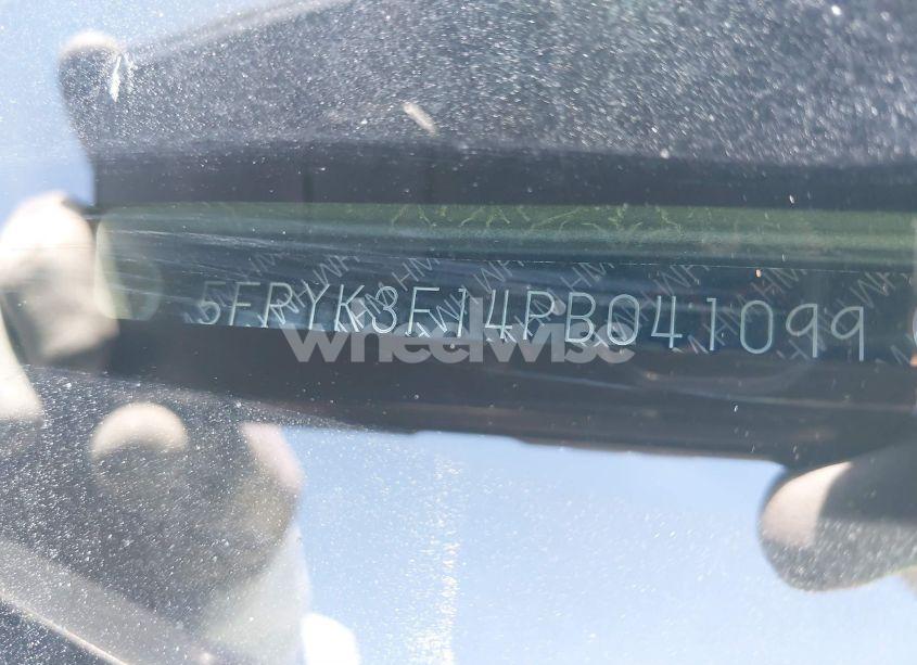 Photo 19 of 2023 Honda Ridgeline SPORT (VIN 5FPYK3F14PB041099)