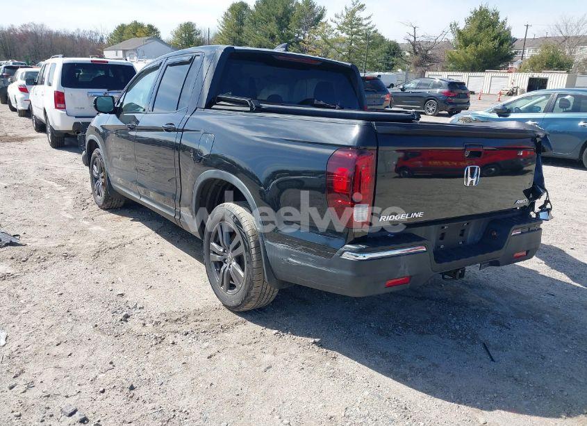 Photo 3 of 2019 Honda Ridgeline SPORT (VIN 5FPYK3F15KB011862)