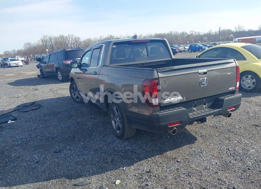 Photo 3 of 2022 Honda Ridgeline RTL (VIN 5FPYK3F51NB038239)