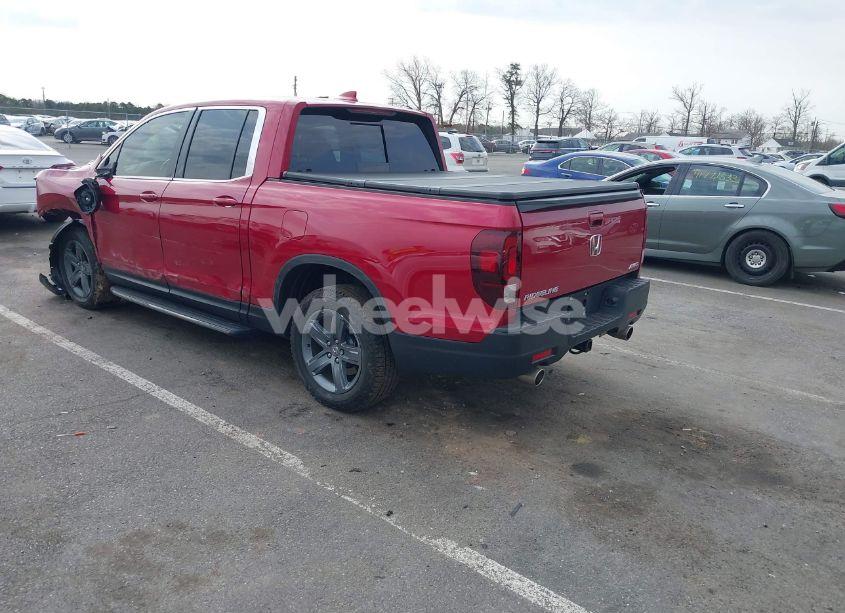 Photo 3 of 2021 Honda Ridgeline AWD RTL (VIN 5FPYK3F54MB014502)