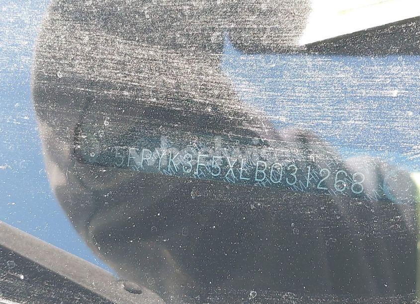 Photo 9 of 2020 Honda Ridgeline AWD RTL (VIN 5FPYK3F5XLB031268)