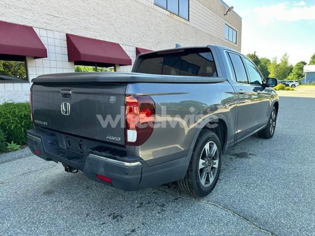 2019 HONDA RIDGELINE RTL (VIN 5FPYK3F71KB009532) main photo