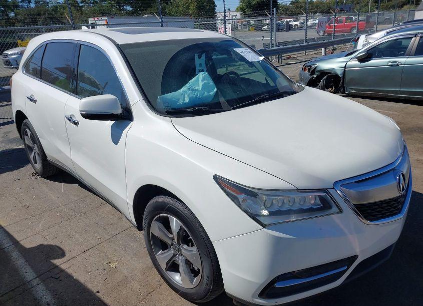 2016 Acura Mdx ACURAWATCH PLUS PACKAGE (VIN 5FRYD3H20GB007913) main photo