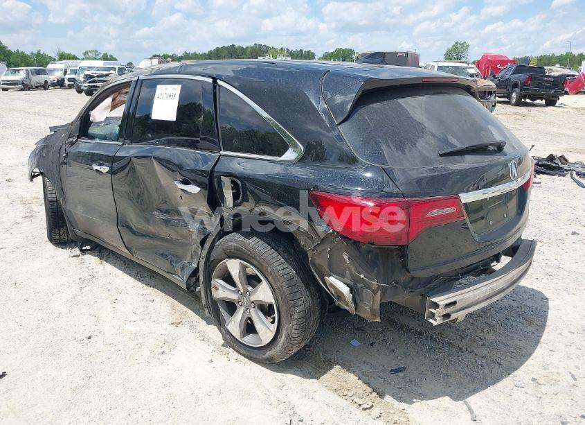 Photo 3 of 2014 Acura Mdx (VIN 5FRYD3H21EB012910)