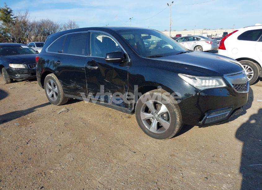 2016 Acura Mdx ACURAWATCH PLUS PACKAGE (VIN 5FRYD3H21GB019391) main photo