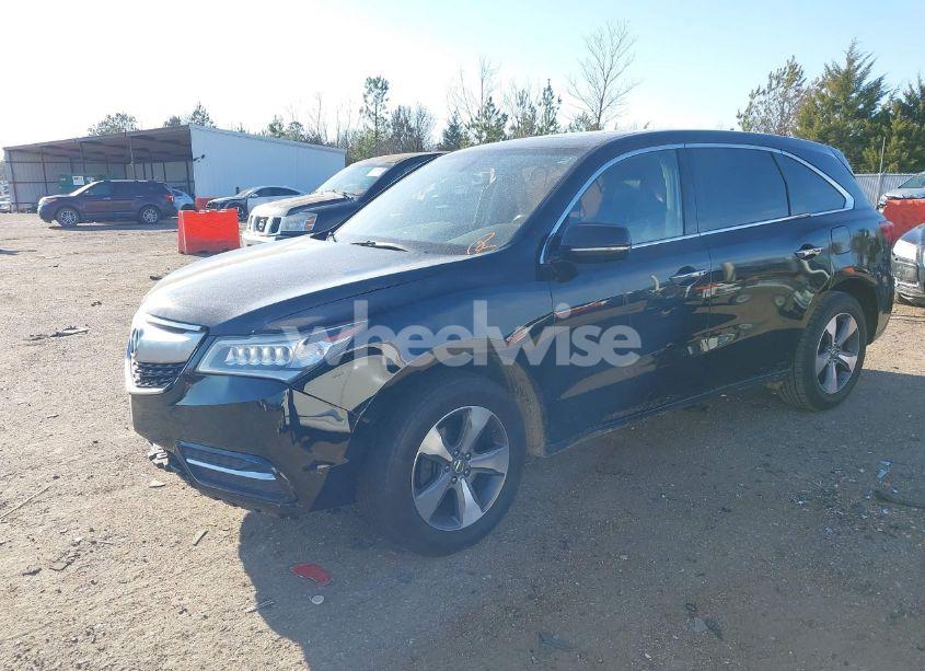 Photo 2 of 2016 Acura Mdx ACURAWATCH PLUS PACKAGE (VIN 5FRYD3H21GB019391)