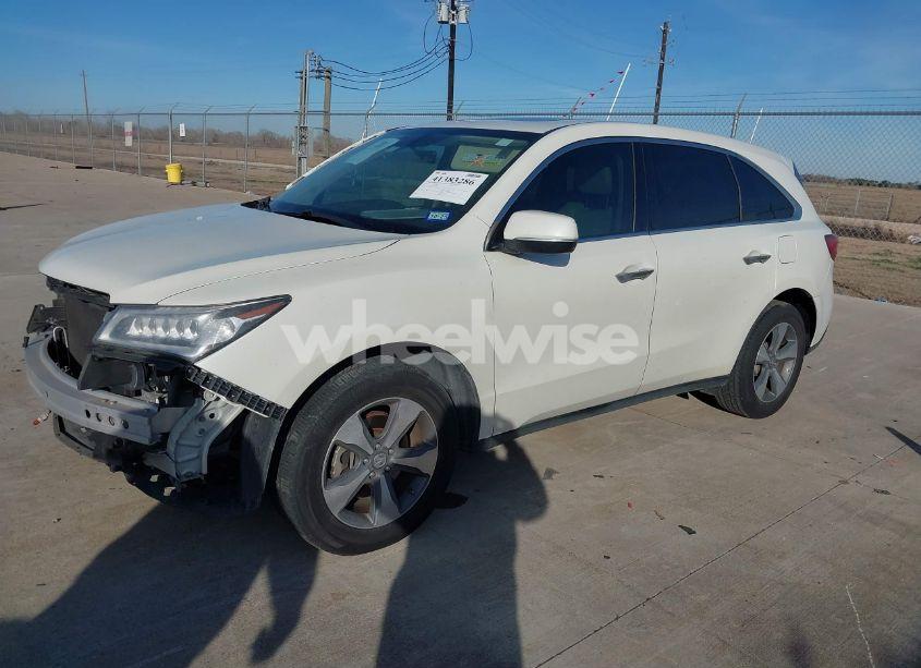 Photo 2 of 2016 Acura Mdx ACURAWATCH PLUS PACKAGE (VIN 5FRYD3H22GB011042)