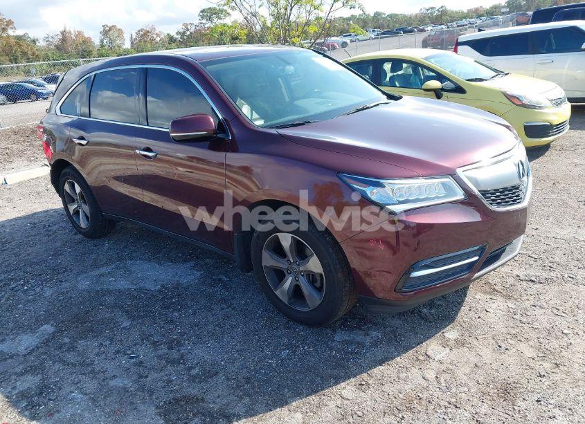 2014 Acura Mdx (VIN 5FRYD3H23EB015100) main photo