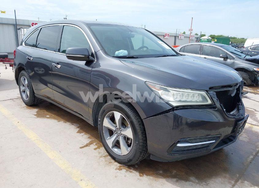 2016 Acura Mdx ACURAWATCH PLUS PACKAGE (VIN 5FRYD3H24GB016680) main photo