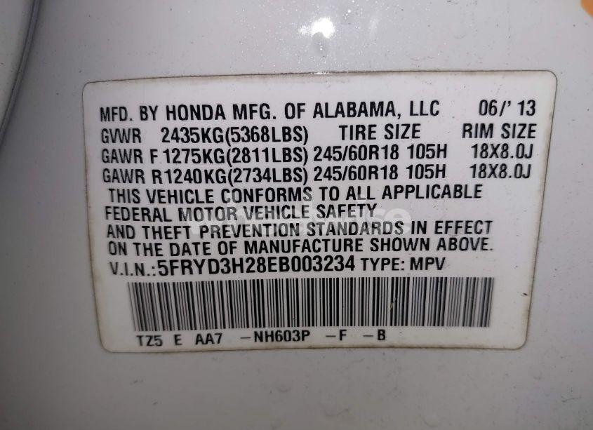 Photo 9 of 2014 Acura Mdx (VIN 5FRYD3H28EB003234)