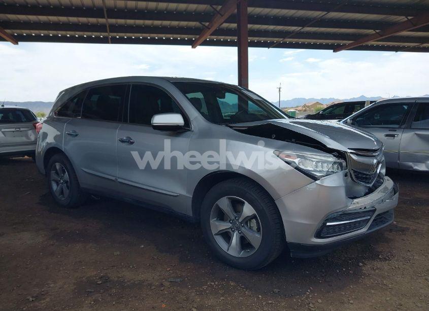 2014 Acura Mdx (VIN 5FRYD3H28EB013617) main photo