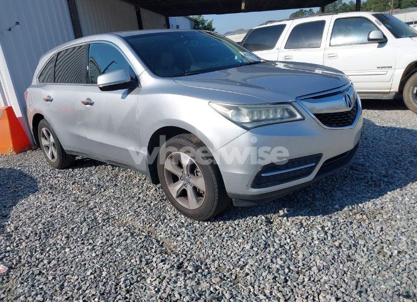 2014 Acura Mdx (VIN 5FRYD3H29EB013612) main photo