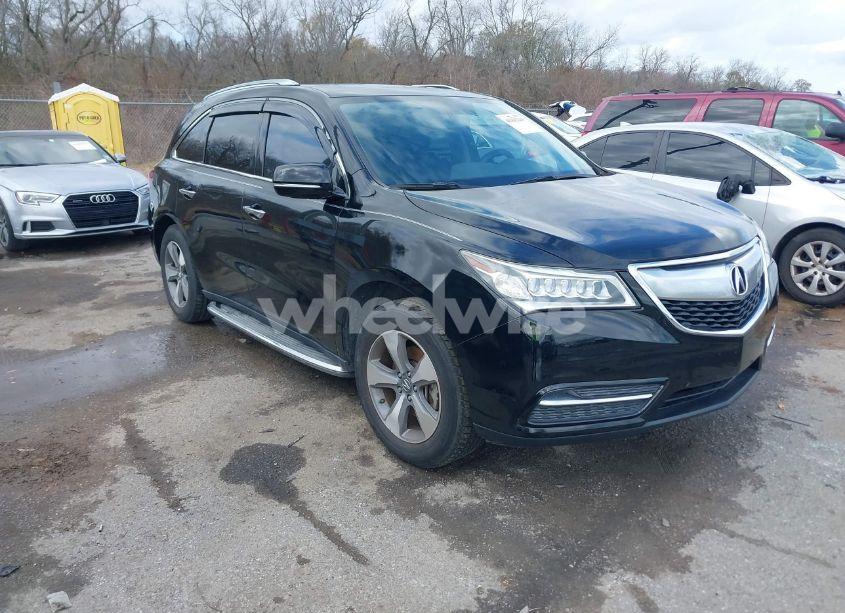 2016 Acura Mdx ACURAWATCH PLUS PACKAGE (VIN 5FRYD3H29GB002886) main photo