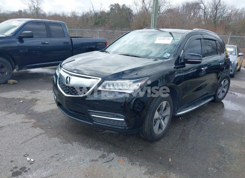 Photo 2 of 2016 Acura Mdx ACURAWATCH PLUS PACKAGE (VIN 5FRYD3H29GB002886)