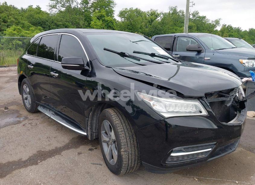 2016 Acura Mdx ACURAWATCH PLUS PACKAGE (VIN 5FRYD3H29GB017274) main photo