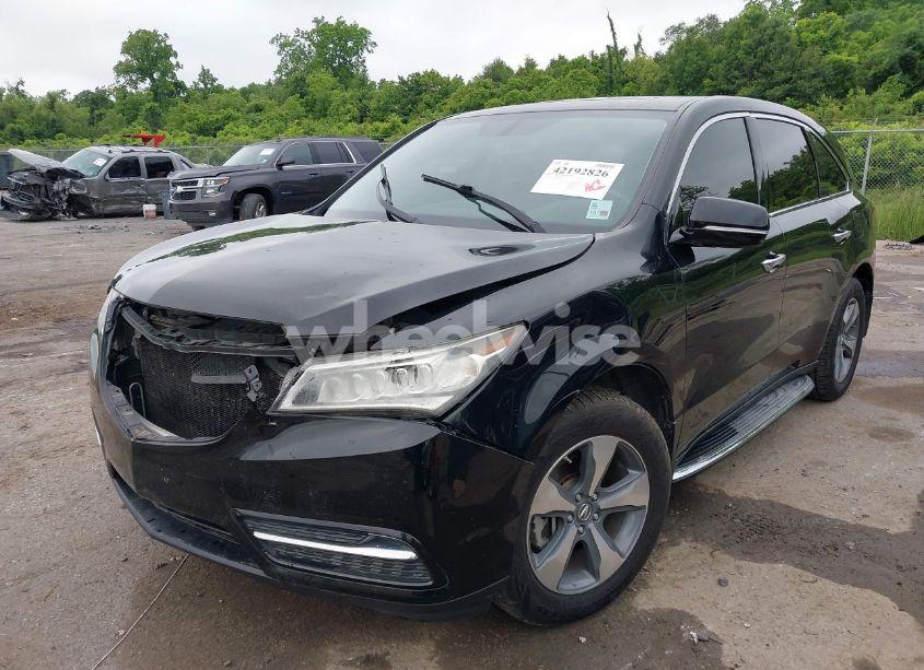 Photo 2 of 2016 Acura Mdx ACURAWATCH PLUS PACKAGE (VIN 5FRYD3H29GB017274)