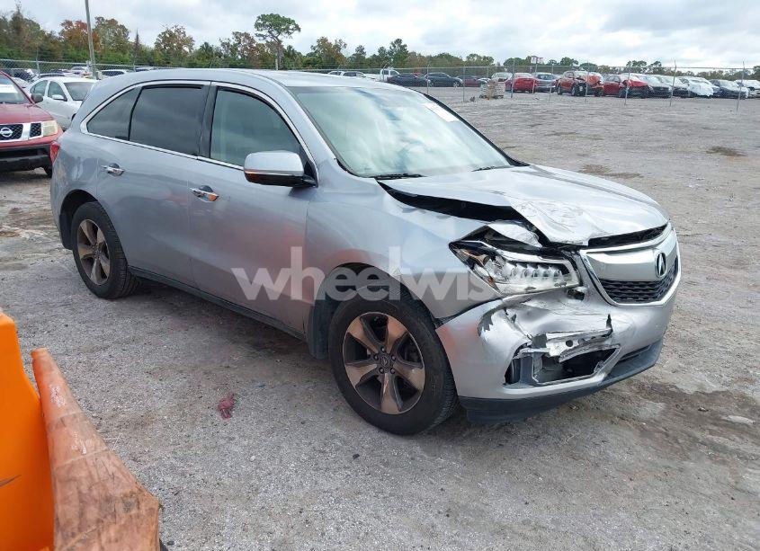 2016 Acura Mdx ACURAWATCH PLUS PACKAGE (VIN 5FRYD3H2XGB003089) main photo