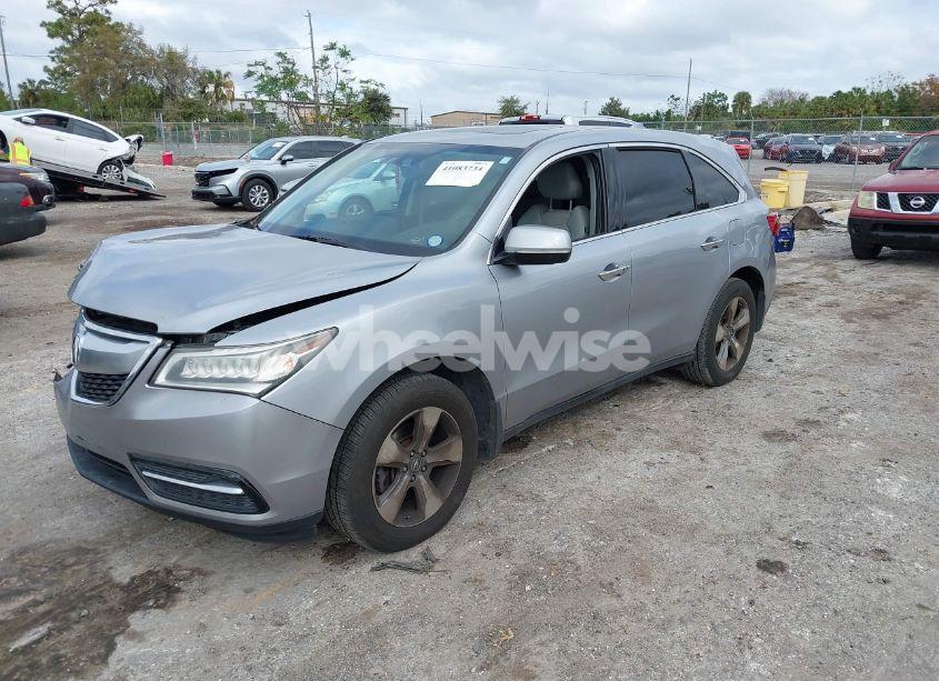 Photo 2 of 2016 Acura Mdx ACURAWATCH PLUS PACKAGE (VIN 5FRYD3H2XGB003089)