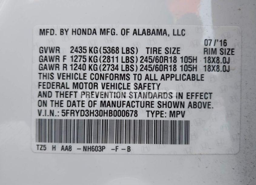 Photo 9 of 2017 Acura Mdx (VIN 5FRYD3H30HB000678)