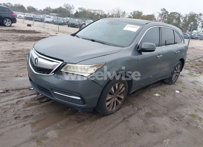 Photo 2 of 2014 Acura Mdx TECHNOLOGY PACKAGE (VIN 5FRYD3H40EB013936)