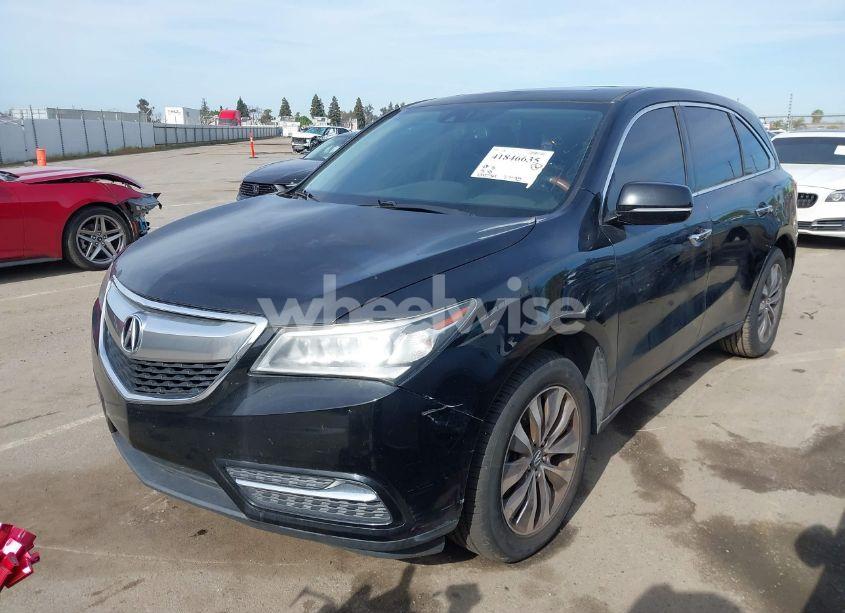 Photo 2 of 2014 Acura Mdx TECHNOLOGY PACKAGE (VIN 5FRYD3H40EB017310)