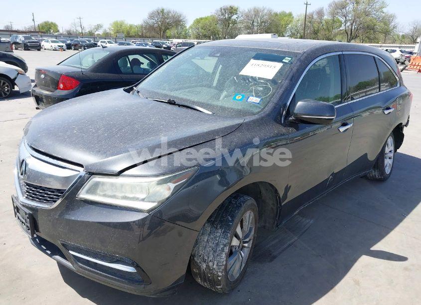 Photo 2 of 2016 Acura Mdx TECHNOLOGY ACURAWATCH PLUS PACKAGES/TECHNOLOGY PACKAGE (VIN 5FRYD3H41GB014371)