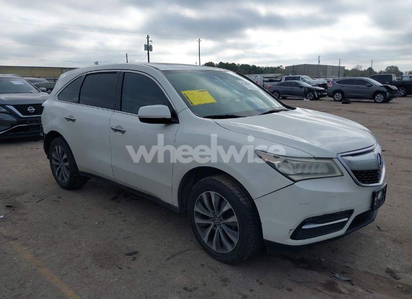 2016 Acura Mdx TECHNOLOGY ACURAWATCH PLUS PACKAGES/TECHNOLOGY PACKAGE (VIN 5FRYD3H41GB015651) main photo