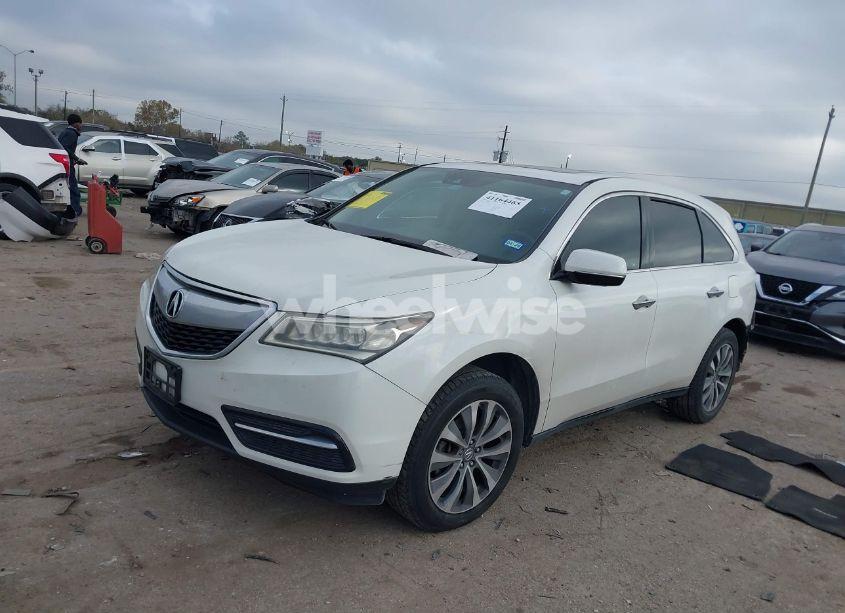 Photo 2 of 2016 Acura Mdx TECHNOLOGY ACURAWATCH PLUS PACKAGES/TECHNOLOGY PACKAGE (VIN 5FRYD3H41GB015651)